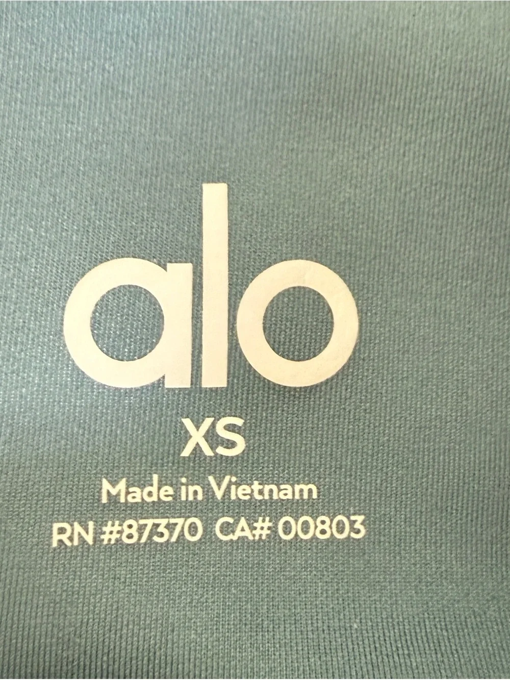 ALO Yoga Teal Airlift Leggings XS